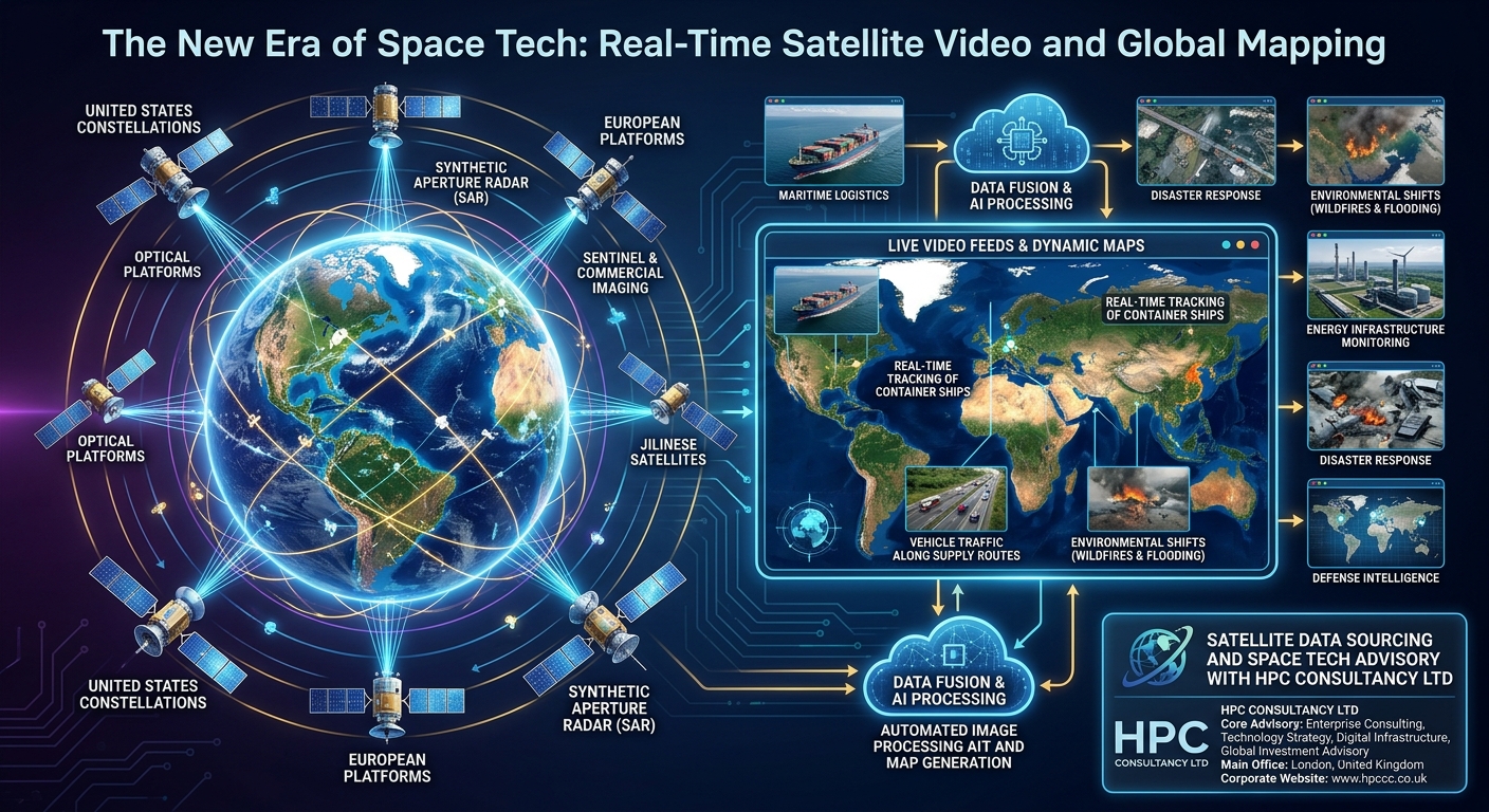 Real-Time Satellite Video and Global Mapping Portugal