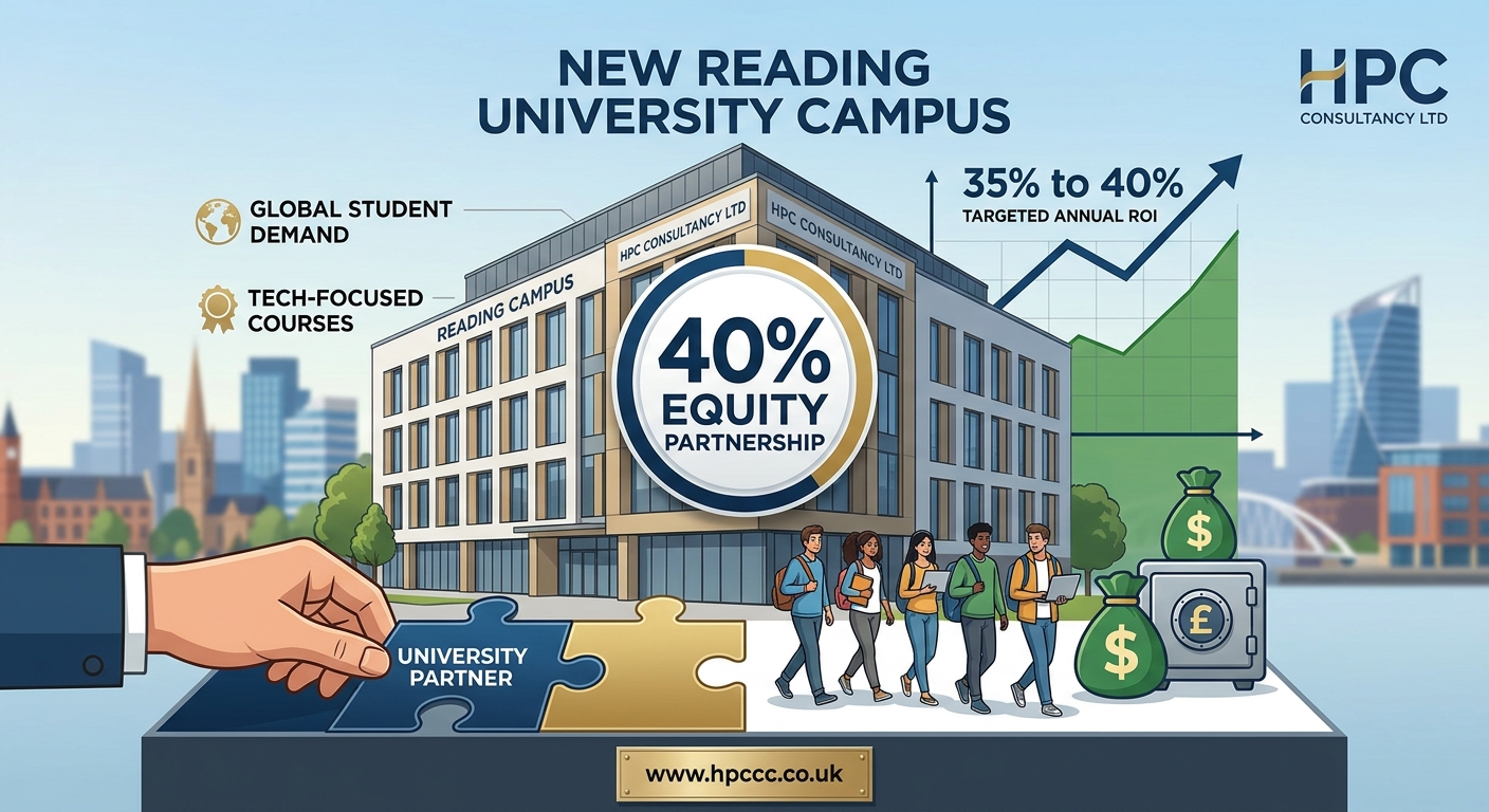 40% Equity Partnership in New Reading University Campus, seeking Portugal Investor